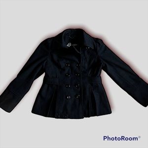 Guess short pea coat double breasted